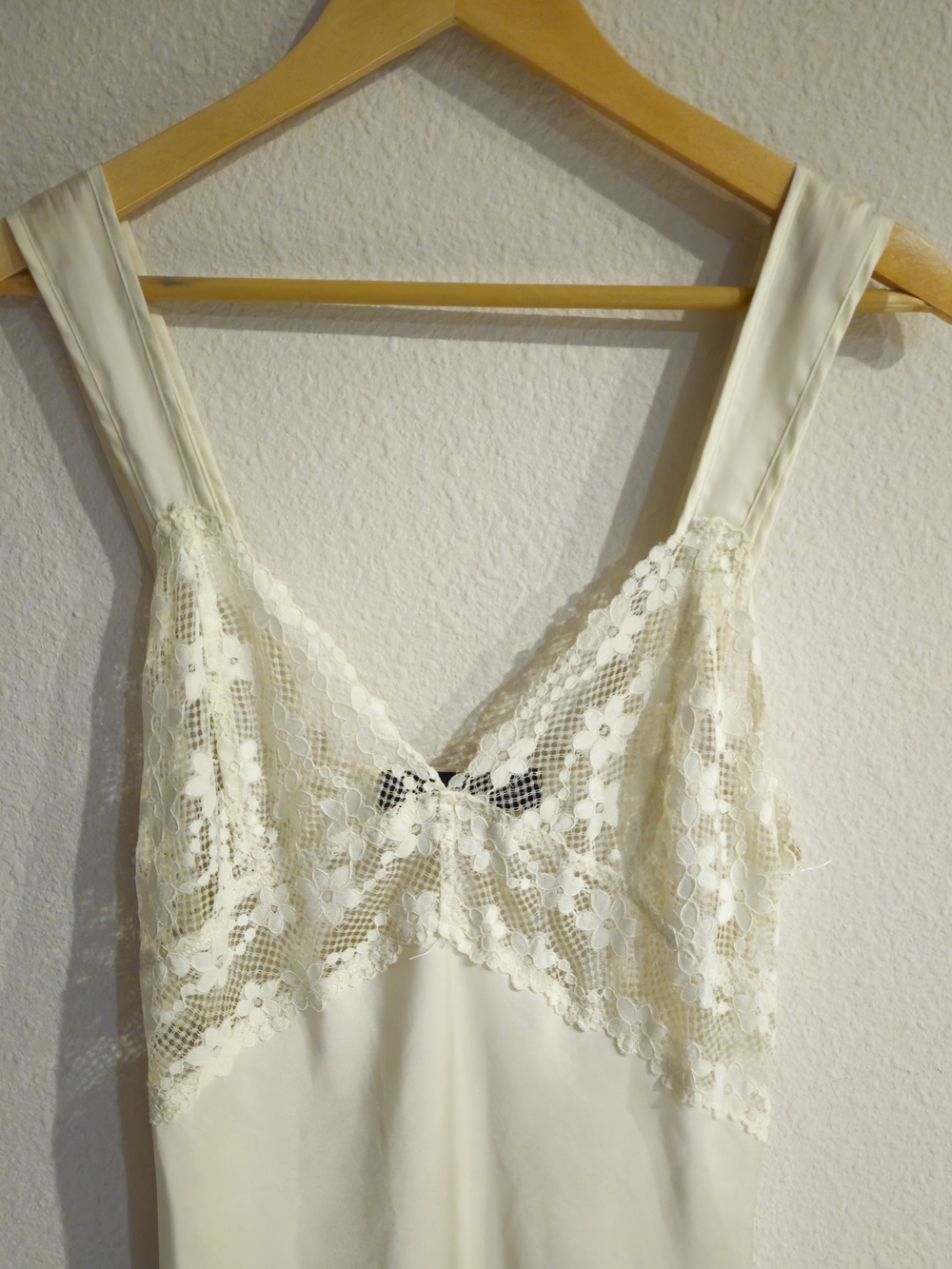 Lioness Bel Air Cream Lace Trim Satin Mini Dress - Picture 8 of 11